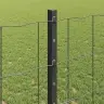 Eiropas Žogs Ar 22 U Stabiem Pelēks 1,2X25 M Tērauds Vidaxl