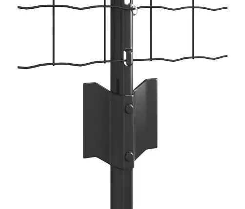 Tvora Su Stulpais Pilka 0,4 X 25 M Plienas Ir Pvc