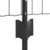 Tvora Su Stulpais Pilka 0.4 X 50 M Plienas