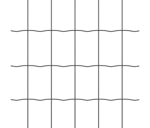Tvora Su Stulpais Pilka 0.4 X 50 M Plienas