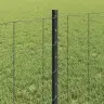 Eiropas Žogs Ar 22 U Stabiem Pelēks 0,6X50 M Tērauds Vidaxl