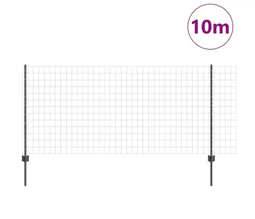Tvora Su Stulpais Pilka 1 X 10 M Plienas