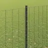 Euro Žogs Ar 10 U Stabiem Pelēkā Krāsā 1,5X10 M Tērauds Vidaxl