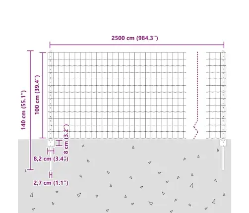 Aed Koos Postidega Hall 1 X 25 M Teras