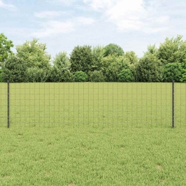 Tvora Su Stulpais Pilka 0.6 X 50 M Plienas