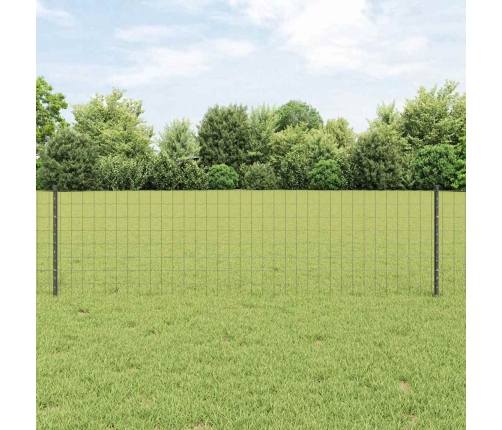 Tvora Su Stulpais Pilka 0.6 X 50 M Plienas