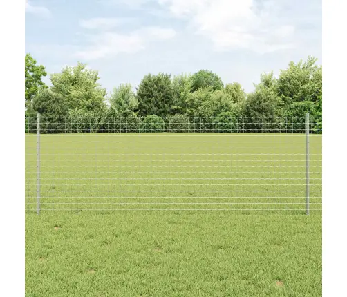 Tvora Su Stulpais Sidabro 0,8 X 10 M Plienas