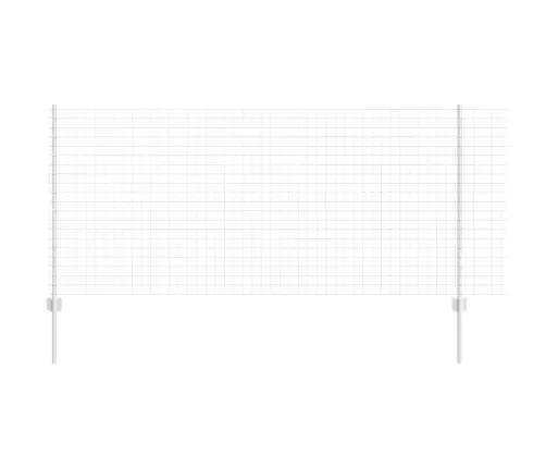 Euro Žogs Ar 10 U Stabiem Sudrabs 1X10 M Tērauds Vidaxl