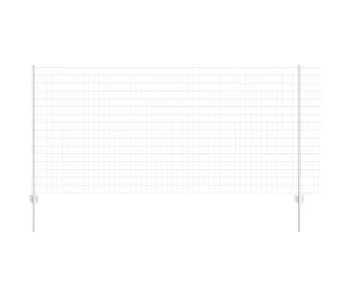 Aed Koos Postidega Hõbedane 1.2 X 10 M Teras