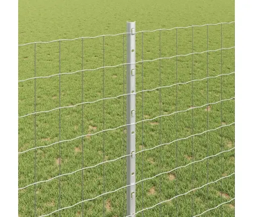 Eiropas Žogs Ar 10 U Stabiem Sudrabs 1,4X10 M Tērauds Vidaxl