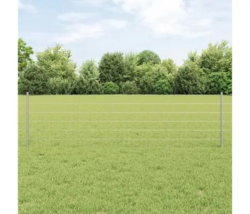 Tvora Su Stulpais Sidabro 0.6 X 10 M Plienas