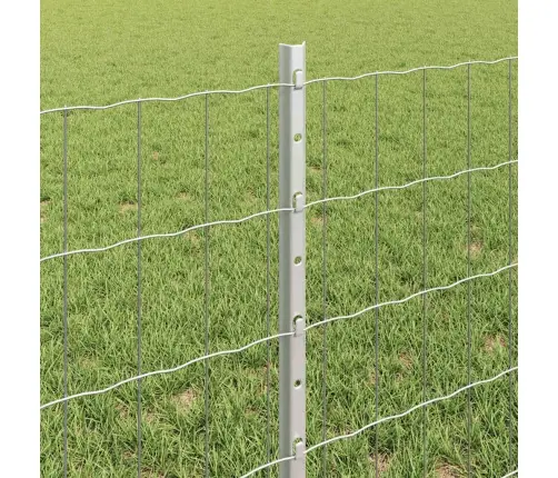 Tvora Su Stulpais Sidabro 0.6 X 10 M Plienas