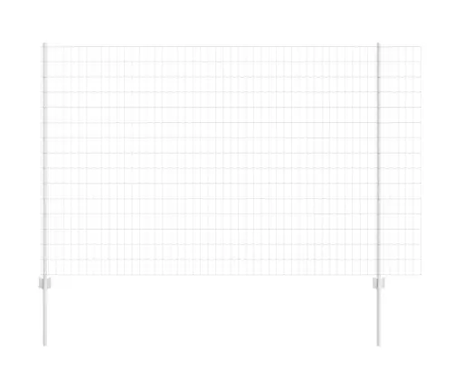 Euro Žogs Ar 10 U Stabiem Sudrabs 1,5X10 M Tērauds Vidaxl