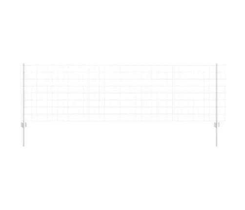 Eiropas Žogs Ar 5 U Stabiem Sudrabs 0,8X10 M Tērauds Vidaxl