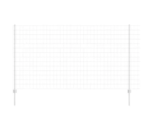 Eiro Žogs Ar 10 U Stabiem Sudraba 1,4X10 M Tērauds Vidaxl