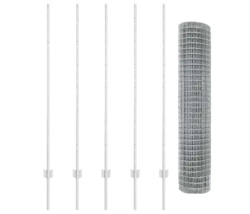 Tvora Su Stulpais Sidabro 1.4 X 10 M Plienas