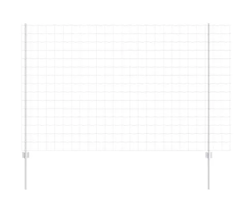 Euro Žogs Ar 10 U Stabiem Sudrabs 1,6X10 M Tērauds Vidaxl