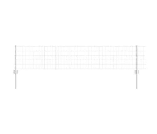 Tvora Su Stulpais Sidabro 0,4 X 25 M Plienas