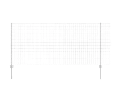 Eiro Žogs Ar 22 U Stabiem Sudraba 1X25 M Tērauds Vidaxl