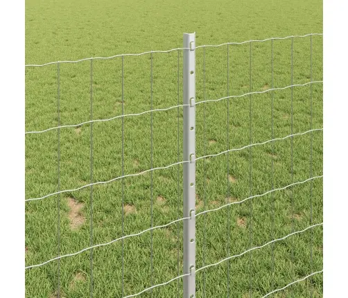 Euro Žogs Ar 22 U Stabiem Sudrabs 1X25 M Tērauds Vidaxl