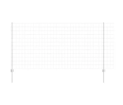 Euro Žogs Ar 22 U Stabiem Sudrabs 1,2X25 M Tērauds Vidaxl