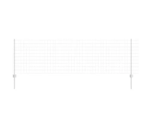 Euro Žogs Ar 5 U Pīlāriem Sudrabs 0,8X10 M Tērauds Vidaxl