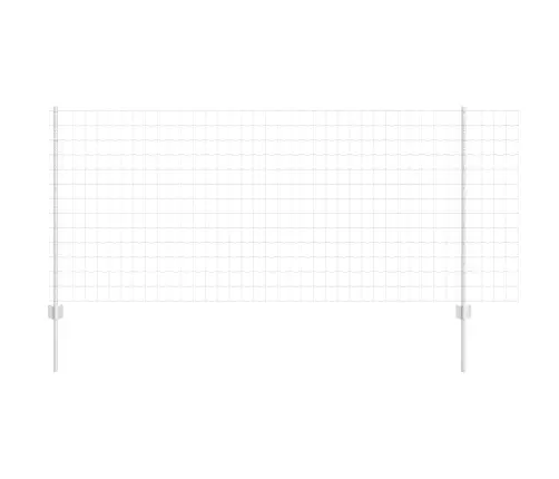 Eiropas Žogs Ar 10 U Stabiem Sudrabs 1X10 M Tērauds Vidaxl