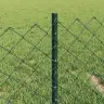 Saites Žogs Ar 10 U Stabiem Zaļā 0.4X10 M Tērauda Vidaxl Saites Žogs Ar 10 U Stabiem Zaļā 0.4X10 M Tērauda Vidaxl