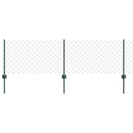 Tvora Su Stulpais Žalia 0.6 X 10 M Plienas