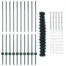 Tvora Su Stulpais Žalia 1,2 X 10 M Plienas Ir Pvc
