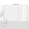 Tvora Su Stulpais Žalia 1,2 X 10 M Plienas Ir Pvc