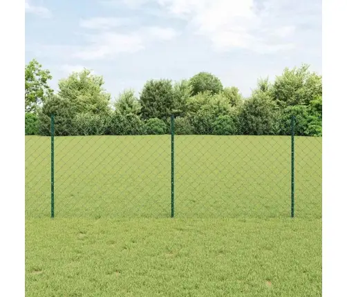 Tvora Su Stulpais Žalia 1 X 25 M Plienas