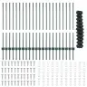 Tvora Su Stulpais Žalia 1 X 25 M Plienas