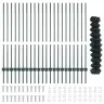 Tvora Su Stulpais Žalia 1,2 X 25 M Plienas Ir Pvc