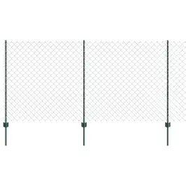 Žogs Un Stabi Zaļa 1,2 X 25 M Tērauds Vidaxl