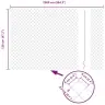 Tvora Su Stulpais Žalia 1,2 X 25 M Plienas Ir Pvc