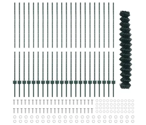Aed Koos Postiga Roheline 1,4 X 25 M Terased Ja Pvc