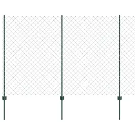 Žogs Ar Stabiem. Zaļa 1.6 X 25 M Tērauds Vidaxl