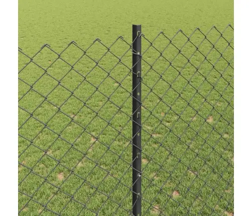 Tvora Su Stulpais Pilka 1.6 X 10 M Plienas