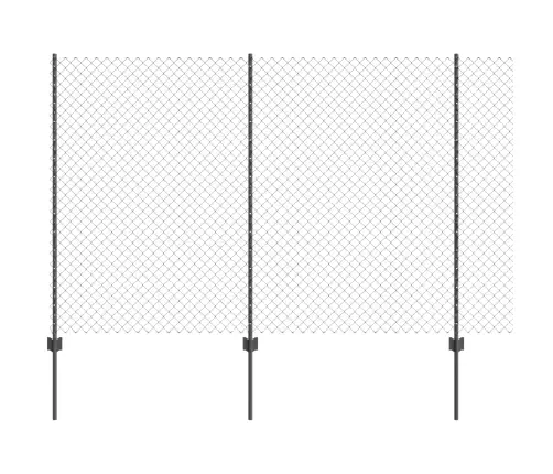 Tvora Ir Stulpas Pilka 1,6 X 10 M Plienas