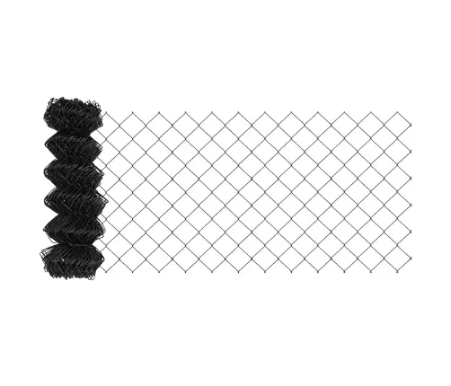 Tvora Su Stulpais Pilka 0,4 X 10 M Plienas Ir Pvc