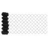Tvora Su Stulpais Pilka 0,4 X 10 M Plienas Ir Pvc