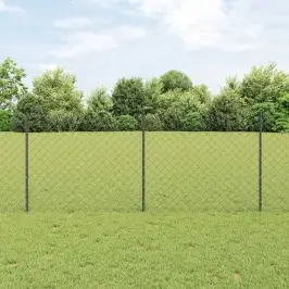 Žogs Ar Stabiem. Pelēka 1 X 10 M Tērauds Vidaxl