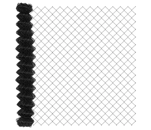 Tvora Su Stulpais Pilka 1,6 X 10 M Plienas Ir Pvc