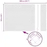 Tvora Su Stulpais Pilka 1,6 X 10 M Plienas Ir Pvc