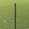 Siksnu Žogs Ar 44 U Postiem Pelēks 1X25 M Tērauds Vidaxl