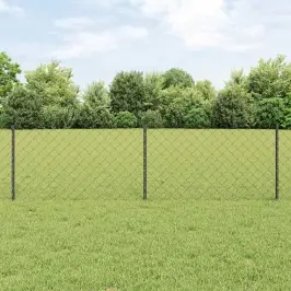 Tvora Su Stulpais Pilka 0.6 X 25 M Plienas