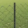 Tvora Su Stulpais Pilka 0.6 X 25 M Plienas