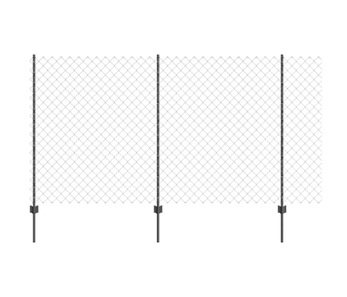 Tvora Su Stulpais Pilka 1.4 X 25 M Plienas