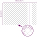 Aed Koos Postidega Hõbedane 0.6 X 10 M Teras